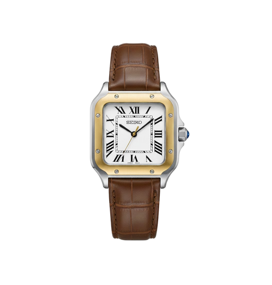 Santeiko | White Brown Leather